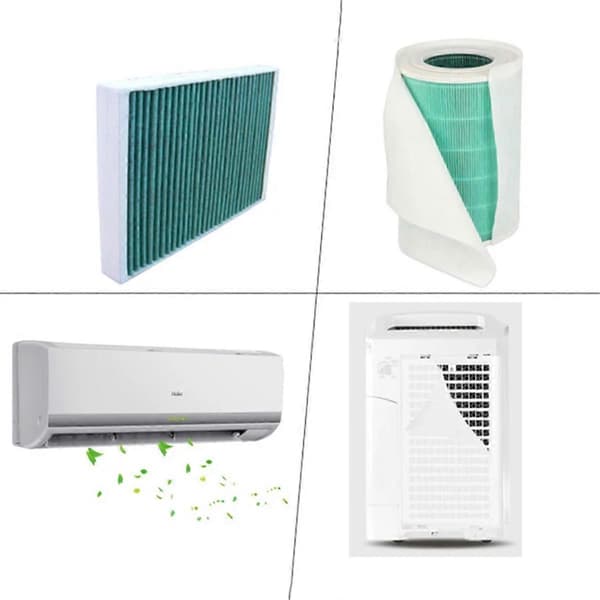 20 stk. elektrostatisk bomuld til Mi Air Purifier Pro / 1 / 2 luftrenserfilter Hepa-filter