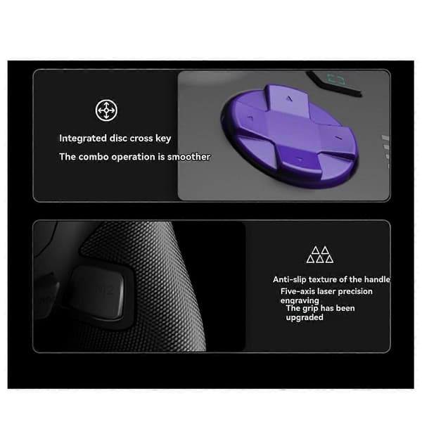 P5 Pro 8K Bluetooth-handkontroll med 8000Hz Polling Hall Trigger Kapacitiv Joystick för PC NS IOS