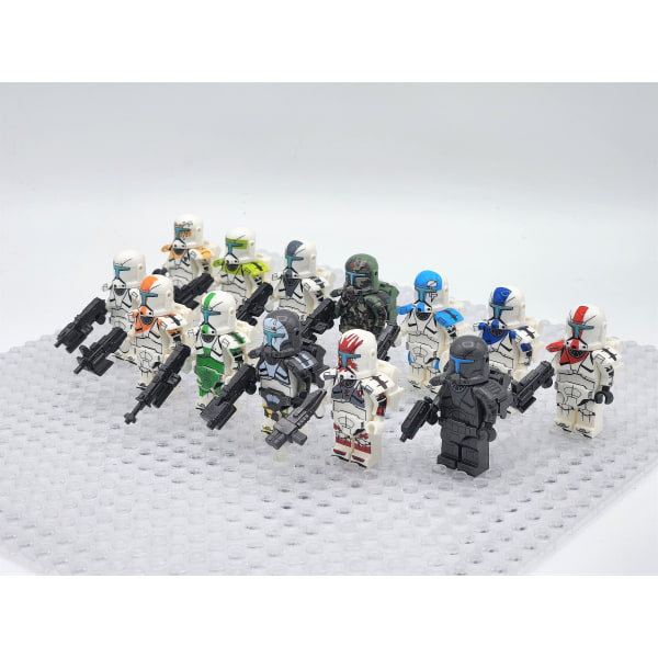 Star Wars Clone Commandos Delta Squad Assortment 13 Byggklossleksaker
