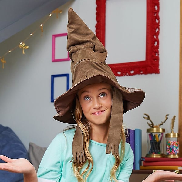 SLDXD Cosplay Halloween - Troldmandshue Talende Sorteringshue - Troldmandsverden