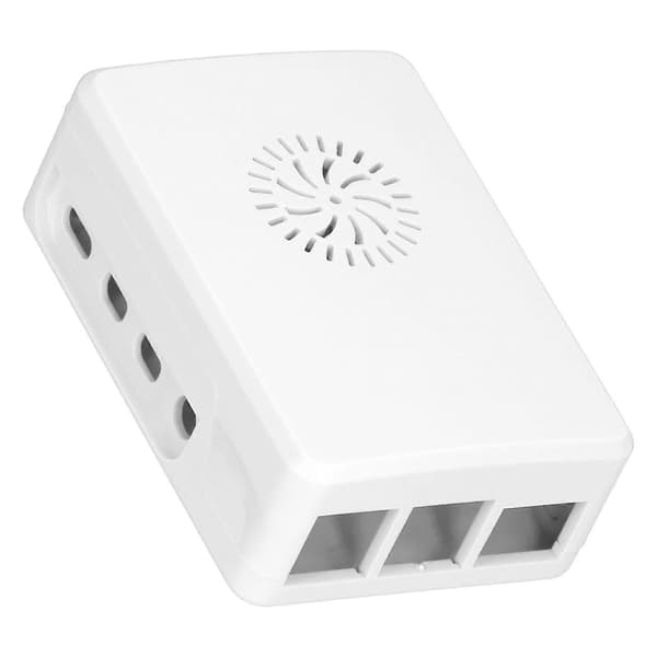 Korkealaatuinen Raspberry Pi 4B suojakotelo, valkoinen