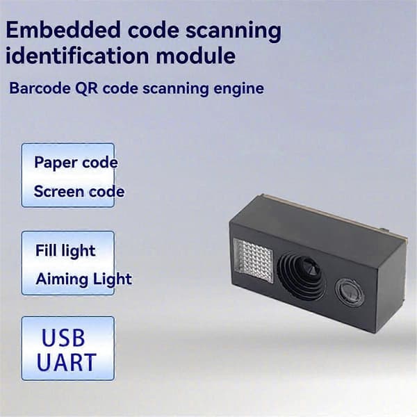 DC3.3V USB/232-TTL QR/DM/PDF417/Aztec Streckkodsläsarmodul för Windows/Android/IOS för Buss Superma