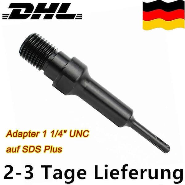 Adapteri 1 1/4\" UNC - SDS Plus timanttiporakruunulle ydinpora DHL