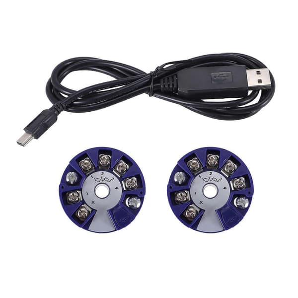 Programmerbar Termoelement RTD PT100 til 4-20MA Konverter TC RTD Input 4-20MA Output Hovedmonteret Temperaturtransmitter
