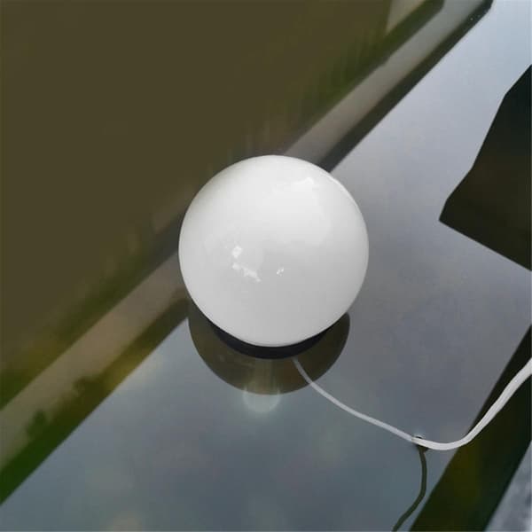 Pooltermometer Flytande Pooltermometer med Solcellsdriven LED-lampa för Pool Damm Spa Badtunna W