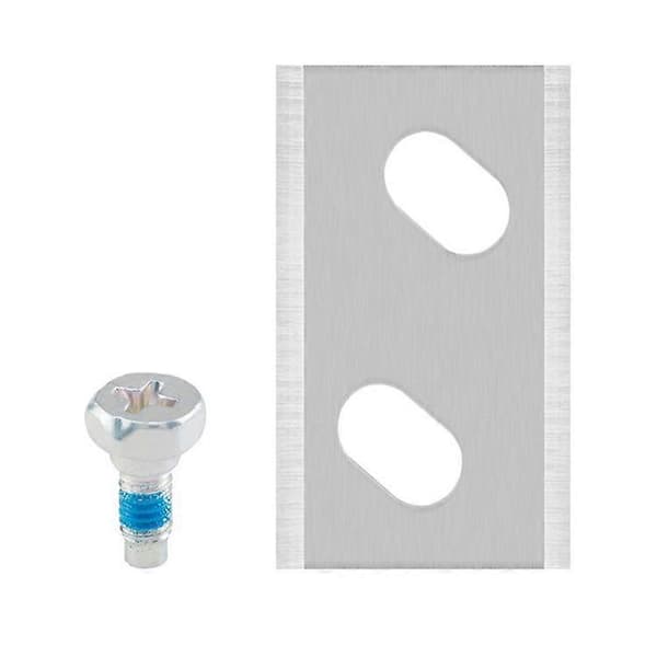 8 stk. for Robomow RK gressrobot rustfritt stål erstatningsklipperblad, 32*18,6*0,9 mm