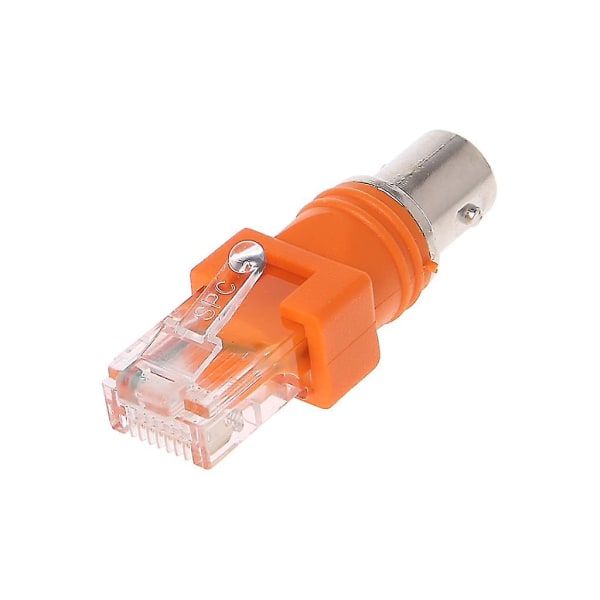 Kestävä BNC-naaras RJ45-uros -sovitin, runkoon asennettava, monitorivarusteet