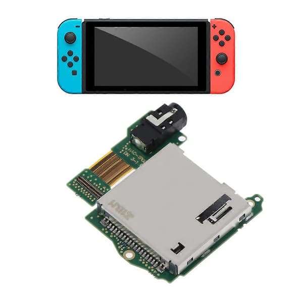 Spilkort Slot Socket Spilpatron Læser Reparationsdel til Switch Konsol