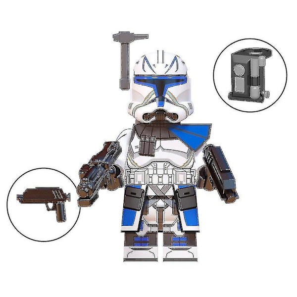 8 stk./sæt Star Wars Minifigur Samlede Byggeklodser Legetøj Echo Jesse Rex Figur Samleobjekt Legetøj Børn Fans Gave  [ege][hsf]