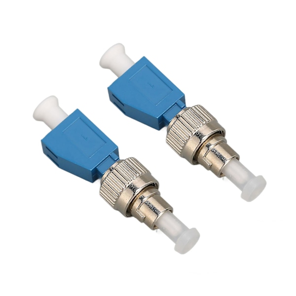 2 st fellokaliseringsfiberadapter FC hane till LC hona SM 9/125 Hybrid återanvändbar lågförlust fiberoptisk adapter kompatibel med VFL CATV-YM