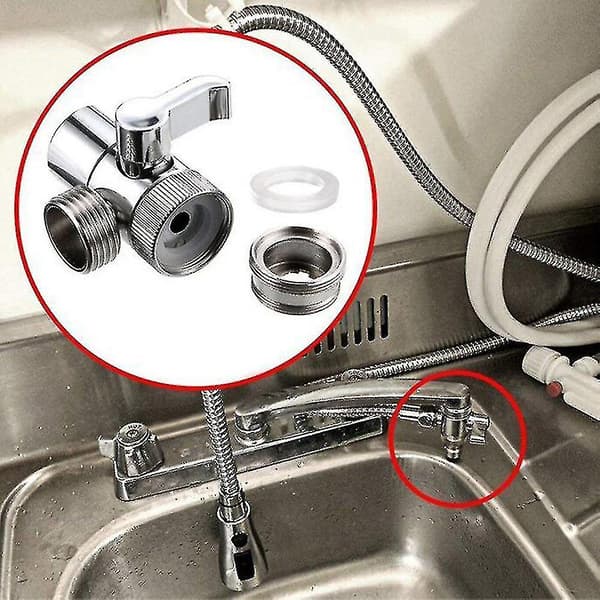Hane Adapter Vask Splitter Aflederventil Vandhane Stik G