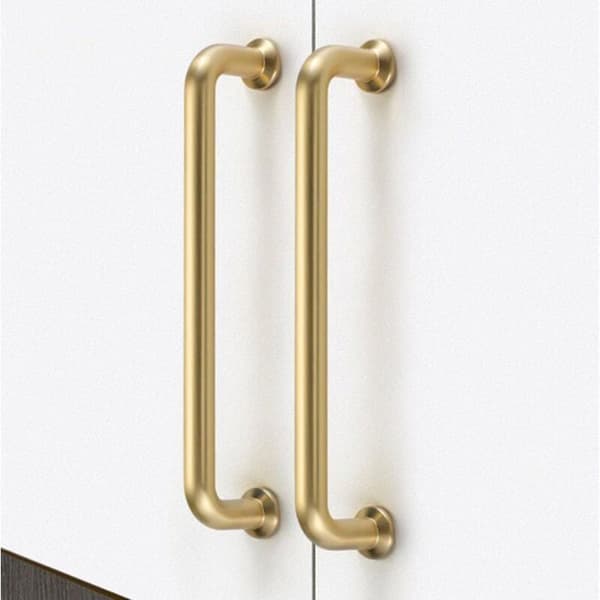 Møbelgreb - LARGEIGHT - Moderne design - Zinklegering - 128 mm center-til-center afstand - Sæt med 6