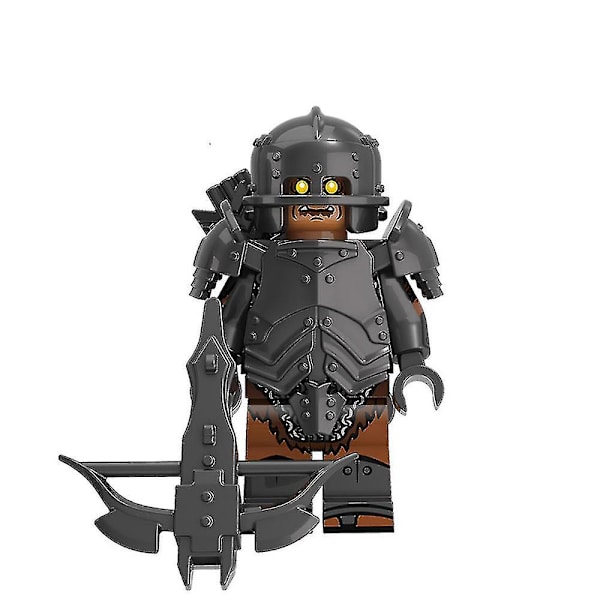 8 st/set The Lord Of The Rings-serien Minifigurer Byggklossar Kit, Warrior Mini Actionfigurer Leksaker Fans Gåvor För 6 År + Barn Pojkar Flickor