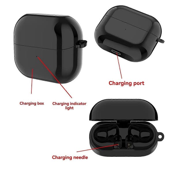 Galaxy Buds3 Pro Trådløs Opladningsetui Sort