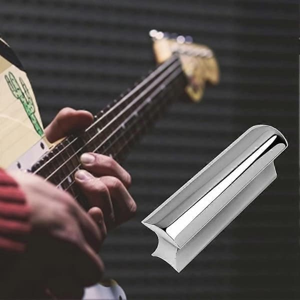 Metall Gitarr Slide Dobro Hawaiian Gitarr Lap Steel Gitarr Bar Slide Elgitarr Tillbehör