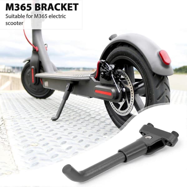 Scooter Parkeringsstativ Kickstand Til M365 El-Scooter Skateboard Tilbehør Tripod SORT
