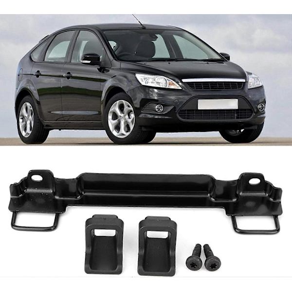Universal ISOFIX Beslag Stål, Børnesikkerhedsstole ISOfix Monteringskit Slank Holdbar Lang Levetid Stabil til Bil (Sort)