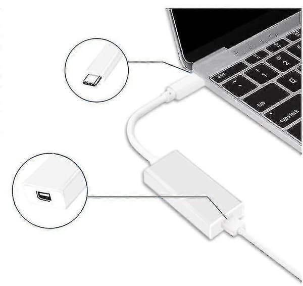 1x Thunderbolt 3 - Thunderbolt 2 -sovitin Type C -kaapeli USB Macbook Air Pro:lle - Paras lahja