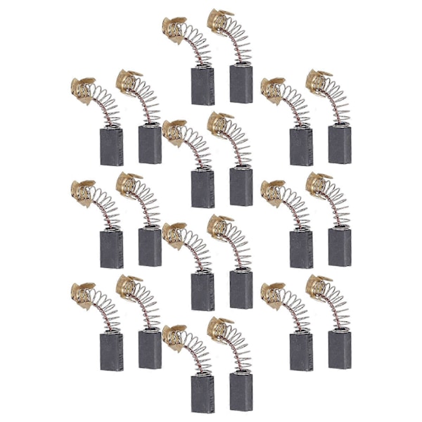 20 stk. Kulmotorbørster 5x11x16mm Kobber Tilbehørssæt til Boremaskine Sliber