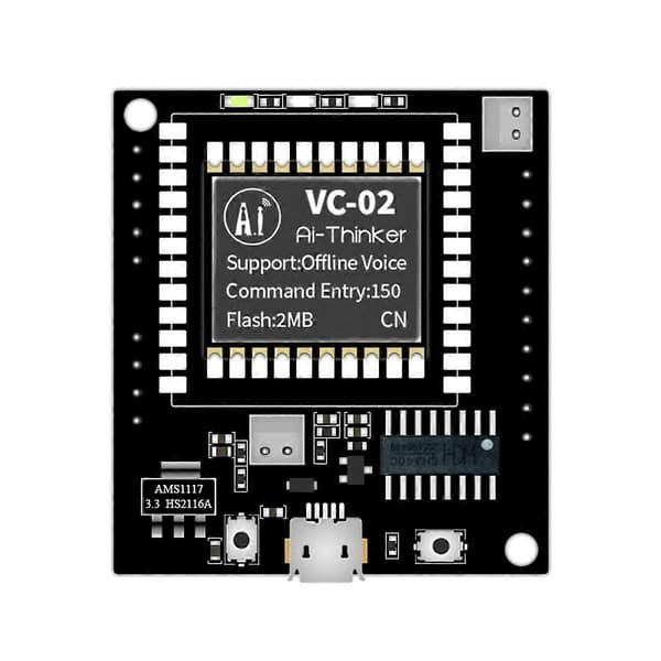 VC-02-Kit AI Intelligent Offline Stemmegenkendelse Kontrolmodul Udviklingskort