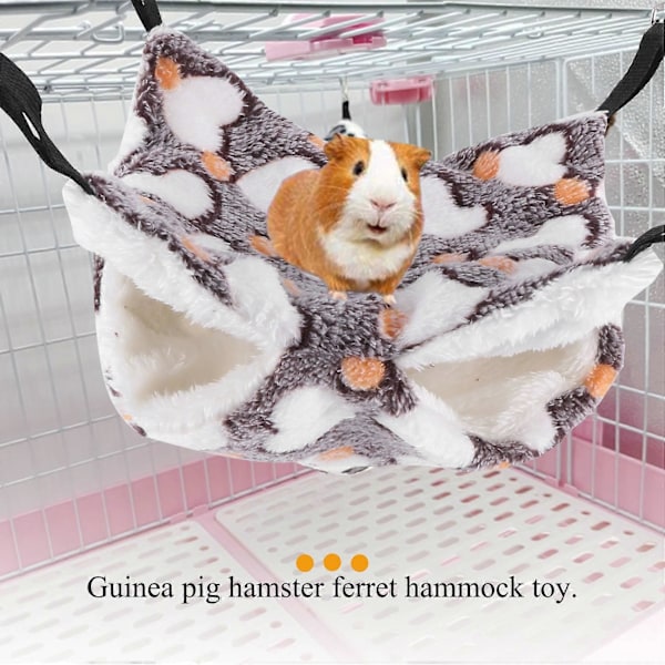 2 Stycken Marsvin Råtta Hängmatta Marsvin Hamster Iller Hängande Hängmatta Leksaker Säng för Små Djur