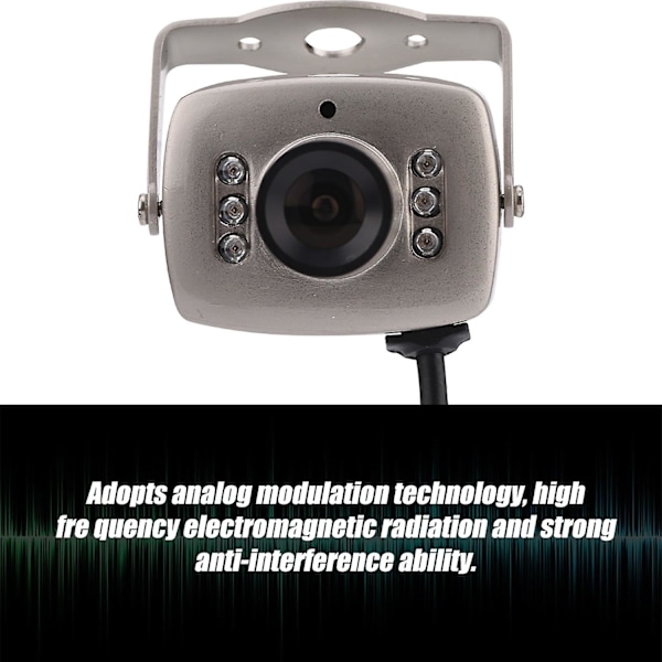 Mini 6LED Kablet CMOS CCTV Sikkerhetskamera Nattsyn Digitalt Videokamera NTSC-YM
