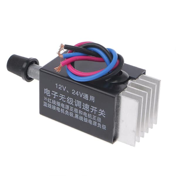 Motorhastighetsregulatorbryter Lastebilviftevarmerkontroll Defroster DC 12V 24V