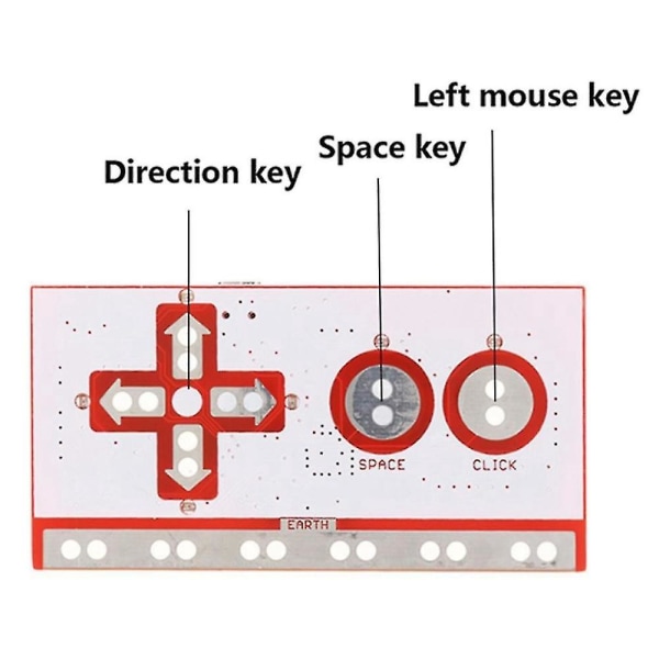 Komplett Deluxe-kit med USB-kabel, Dupond-krokodilklämmor för Makey