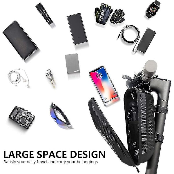 Elektrisk Scooter Taske Voksne, 4l Taske Fra Xiaomi M365 Vandafvisende Scooter Opbevaring Stor Kapacitet Styrtaske Til Foldbar Balance Styrtaske