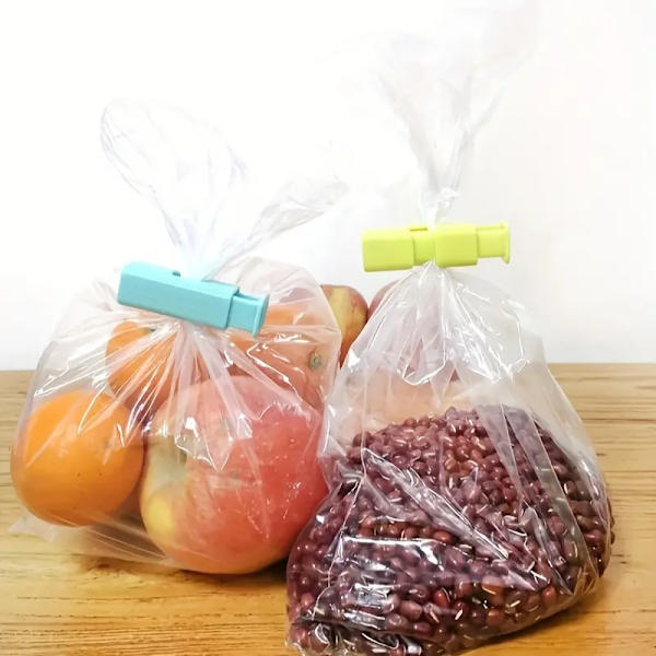 10 stk Plastposer Forseglingsklemmer - Brødpåsklämmor, Madforseglingsklemmer, Køkkenmateriale