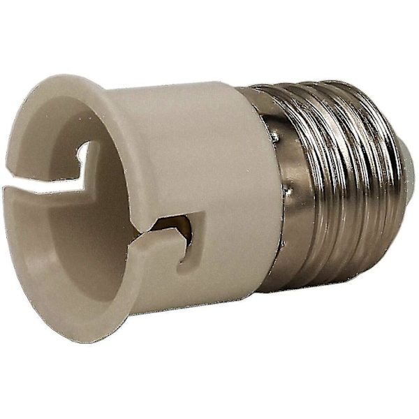 6 stk. E27 Adapter E27 Til B22 Lampehætte Adapter Konverter, E27 Til B22 Lampehætte