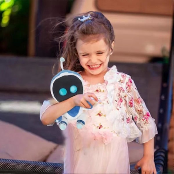 Astro Bot Plyschleksak - Mjuk Fylld Dock Cuddly Comfort Leksaker för Barn, Perfekt Födelsedagspresent för Barn Pojkar Flickor