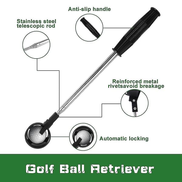 3 st/kit för vatten teleskopisk utdragbar halkfri present herr golfboll
