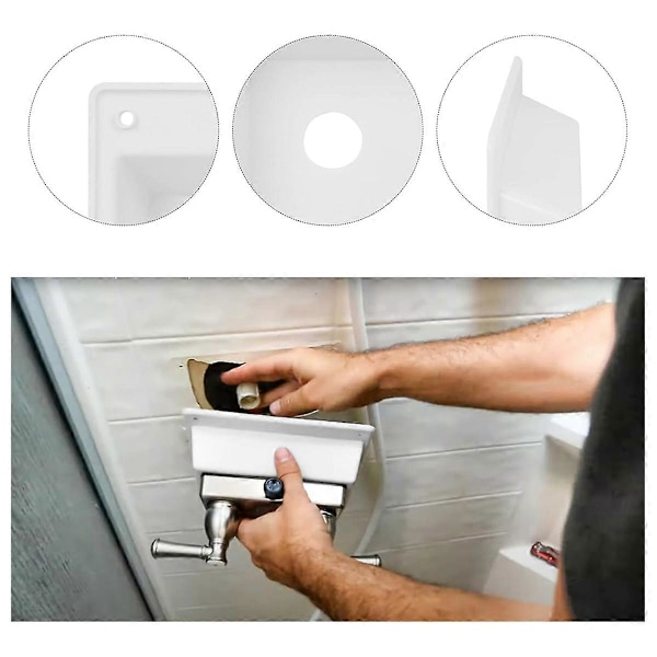 Kran Bezel Avstandsstykke Kran Deksel Erstatning, Kran Bezel Avstandsstykke Kran Deksel for Bobiler Caravans Dusj