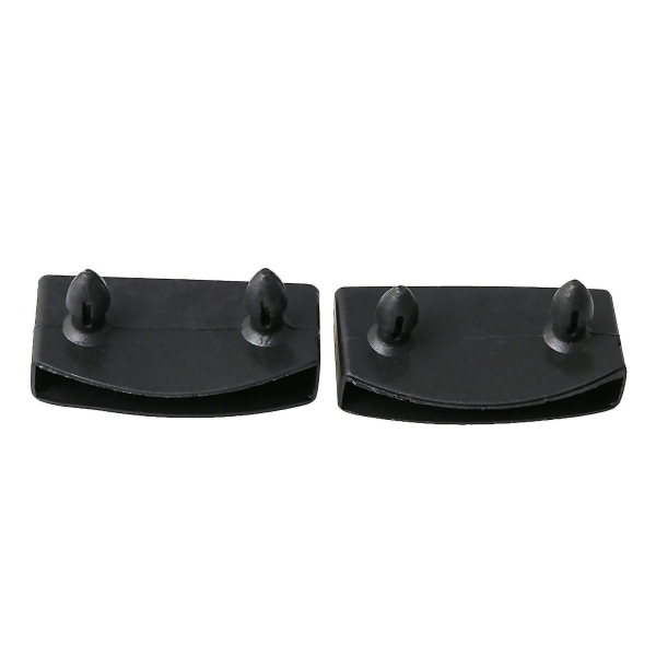 50 stk. Sengelameller Plast End Caps Holdere 55mm Sort -