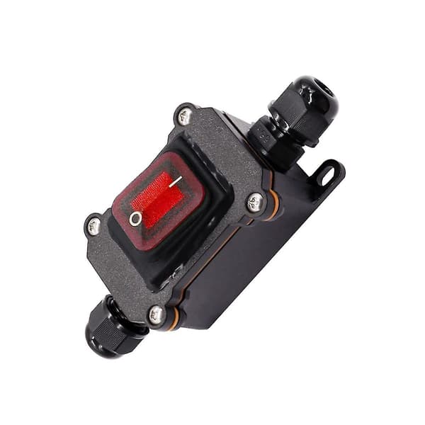 IP67 Vanntett Inline-bryter 12V DC 20A Høy Strøm Vanntett Bryter - Yvan