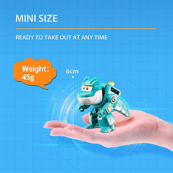 Super Wings S6 Tino 2 tum Mini Transformerande Anime Deformationsflygplan Robot Actionfigurer Transformationsleksaker för barn Gåvor V