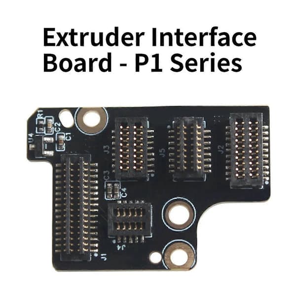2 kpl Ekstruusioadapterilevy Bambulab P1P P1S -ekstruusioadapterille