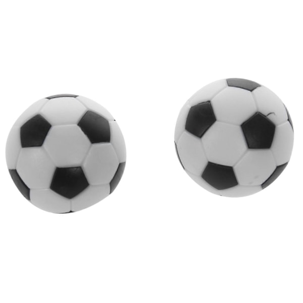 5x Plastik 32mm Fodbold Indendørs Bordfodbold Udskiftningsbold Sort+hvid