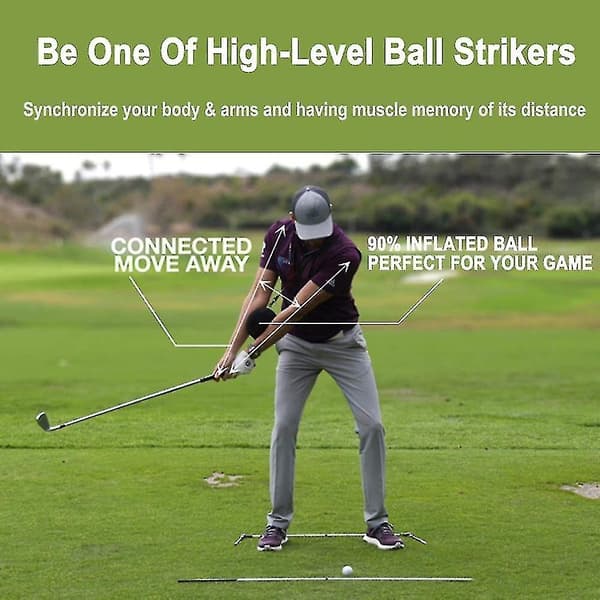Golf Swing Trainer Ball Med Smart Uppblåsbar, Assist Correction Training