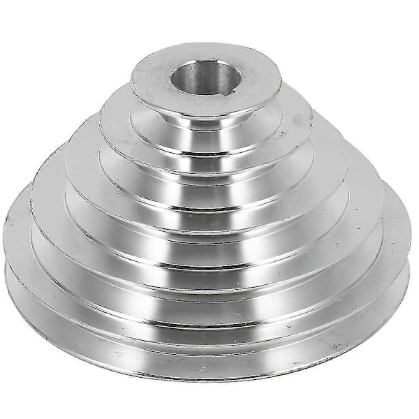 25mm Bore Aluminium Hjul A Type 5 Trin Trinse Hjul Til V-bælte Timing Bælte  xi
