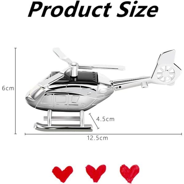 Helikopter bilduftfrisker, duftspreder, aromaterapiklips, interiørdekorasjon til bil
