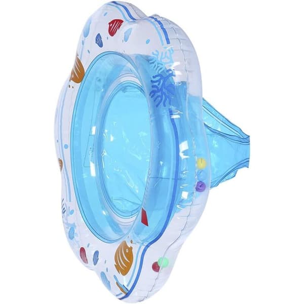 Baby Float Svømmering Baby Oppustelig Sæde Poollegetøj (Blå)