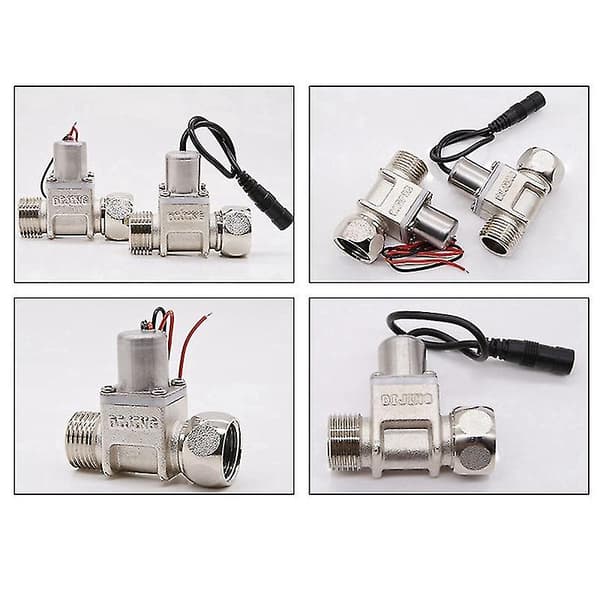 Solenoidventil 1/2 tommer DC4.5V Vannkontroll - Vanntett linje