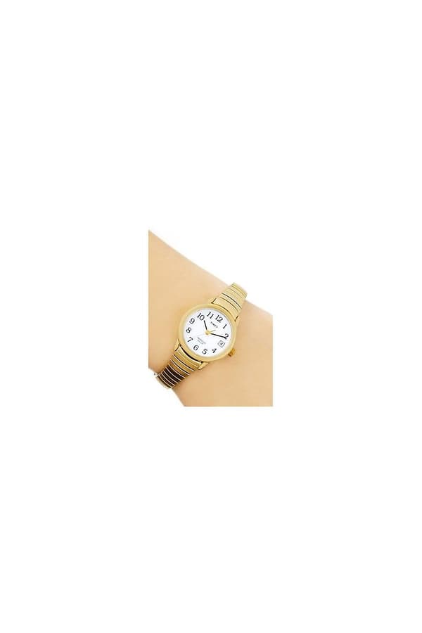 Timex Ladies Easy Reader Indiglo Expander Klok for Kvinner T2H351
