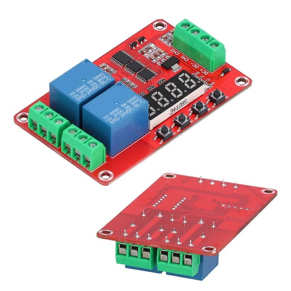 Högkvalitativ 2-vägs multifunktionell elektromagnetisk relämodul fördröjd