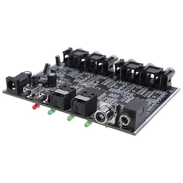 5.1 Kanal Audio Dekoder PCM Digital Optisk Koaksial DTS RCA HiFi Stereo Audio Hjemmekino Dekoder