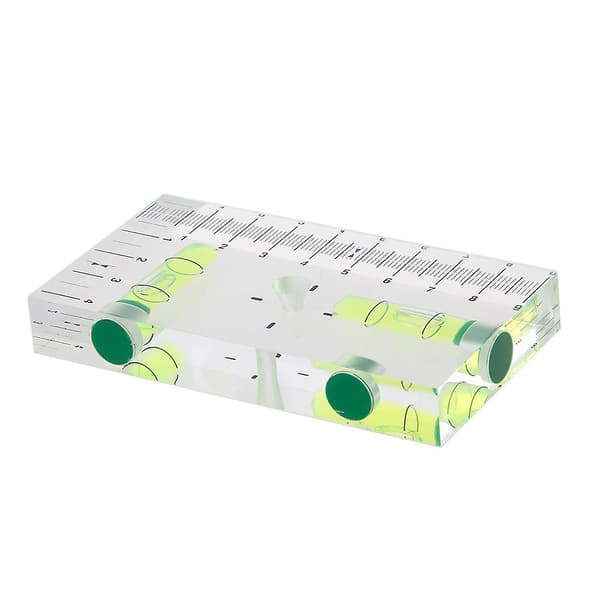 Hög precision transparent tvåvägs magnetisk nivå bubbla mini nivå
