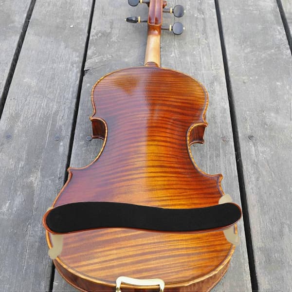 Professionellt axelstöd för violin i lönnträ, justerbart, storlek 3/4 4/4