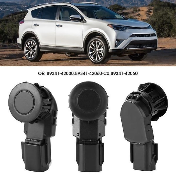Pdc-sensor, svart, Pdc-parkeringssensor, passar till Toyota Rav4 2.5l L4 2017-2018 89341-42060
